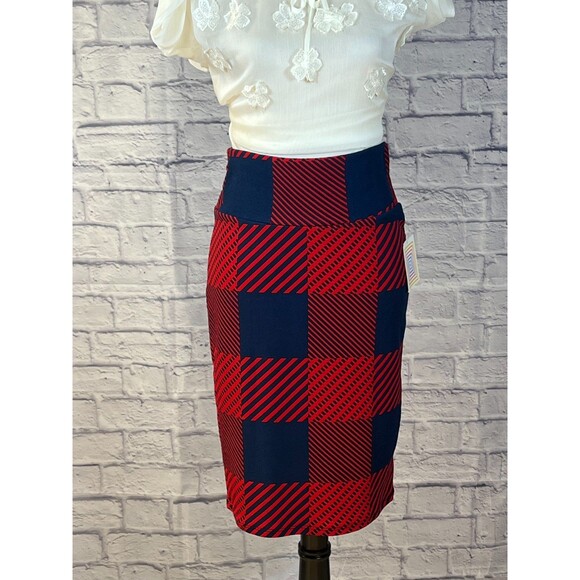 LulaRoe Cassie Straight Pencil Skirt Women’s Sz S Small Geometric Multicolor - Picture 1 of 6